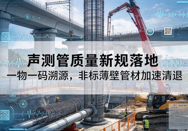 偏关声测管质量新规落地，一物一码溯源，非标薄壁管材加速清退